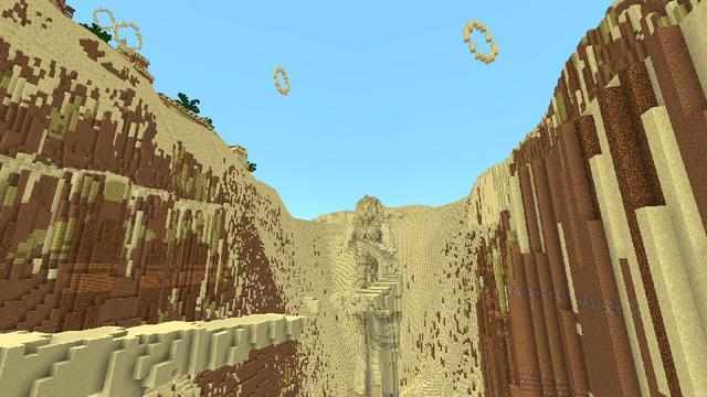 Screenshot of the Minecraft Bedrock Marketplace product Desert Tomb created by Shaliquinn's Schematics.