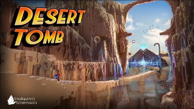 Thumbnail of the Minecraft Bedrock Marketplace product Desert Tomb created by Shaliquinn's Schematics.