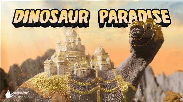 Thumbnail of the Minecraft Bedrock Marketplace product Dinosaur Paradise created by Shaliquinn's Schematics.