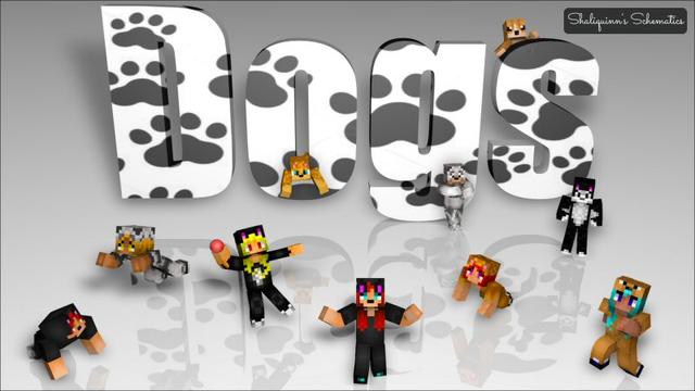 Thumbnail of the Minecraft Bedrock Marketplace product Dogs Skin Pack created by Shaliquinn's Schematics.
