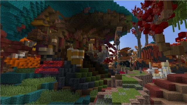 Screenshot of the Minecraft Bedrock Marketplace product Fantasy City created by Shaliquinn's Schematics.