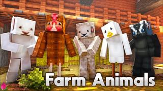 Thumbnail of the Minecraft Bedrock Marketplace product Farm Animals created by Shaliquinn's Schematics.