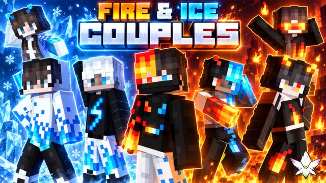 Thumbnail of the Minecraft Bedrock Marketplace product Fire & Ice Couples created by Shaliquinn's Schematics.