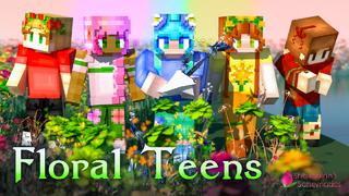 Thumbnail of the Minecraft Bedrock Marketplace product Floral Teens created by Shaliquinn's Schematics.