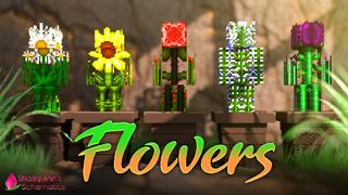Thumbnail of the Minecraft Bedrock Marketplace product Flowers created by Shaliquinn's Schematics.
