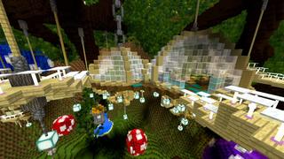 Screenshot of the Minecraft Bedrock Marketplace product Forest Village created by Shaliquinn's Schematics.