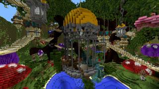 Screenshot of the Minecraft Bedrock Marketplace product Forest Village created by Shaliquinn's Schematics.