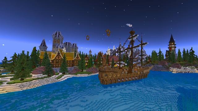 Screenshot of the Minecraft Bedrock Marketplace product Forsaken Island created by Shaliquinn's Schematics.