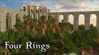 Thumbnail of the Minecraft Bedrock Marketplace product Four Rings created by Shaliquinn's Schematics.