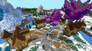 Screenshot of the Minecraft Bedrock Marketplace product Frozen Kingdom created by Shaliquinn's Schematics.