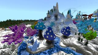 Screenshot of the Minecraft Bedrock Marketplace product Frozen Kingdom created by Shaliquinn's Schematics.