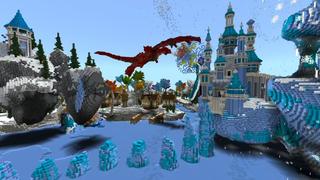 Screenshot of the Minecraft Bedrock Marketplace product Frozen Kingdom created by Shaliquinn's Schematics.