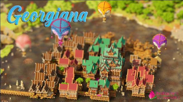 Thumbnail of the Minecraft Bedrock Marketplace product Georgiana created by Shaliquinn's Schematics.