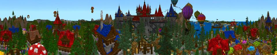 Panorama of the Minecraft Bedrock Marketplace product Going Medieval created by Shaliquinn's Schematics.