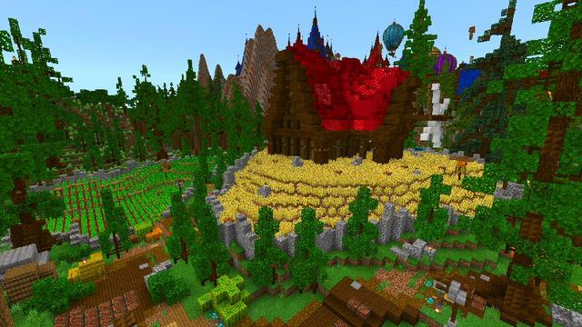 Screenshot of the Minecraft Bedrock Marketplace product Going Medieval created by Shaliquinn's Schematics.