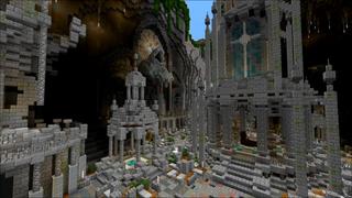 Screenshot of the Minecraft Bedrock Marketplace product Haunted Labyrinth created by Shaliquinn's Schematics.