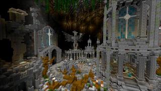 Screenshot of the Minecraft Bedrock Marketplace product Haunted Labyrinth created by Shaliquinn's Schematics.