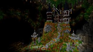 Screenshot of the Minecraft Bedrock Marketplace product Haunted Labyrinth created by Shaliquinn's Schematics.