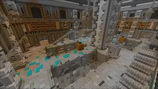 Screenshot of the Minecraft Bedrock Marketplace product Haunted Labyrinth created by Shaliquinn's Schematics.