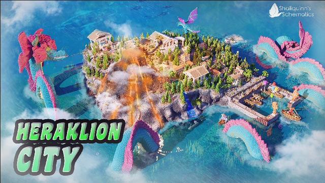 Thumbnail of the Minecraft Bedrock Marketplace product Ciudad de Heraklion created by Shaliquinn's Schematics.