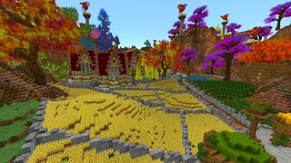 Screenshot of the Minecraft Bedrock Marketplace product Hidden Valley created by Shaliquinn's Schematics.
