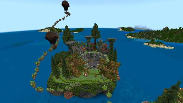 Screenshot of the Minecraft Bedrock Marketplace product Home of Dragons created by Shaliquinn's Schematics.
