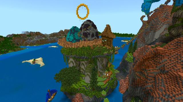 Screenshot of the Minecraft Bedrock Marketplace product Home of Dragons created by Shaliquinn's Schematics.