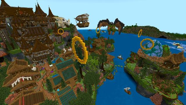 Screenshot of the Minecraft Bedrock Marketplace product Home of Dragons created by Shaliquinn's Schematics.