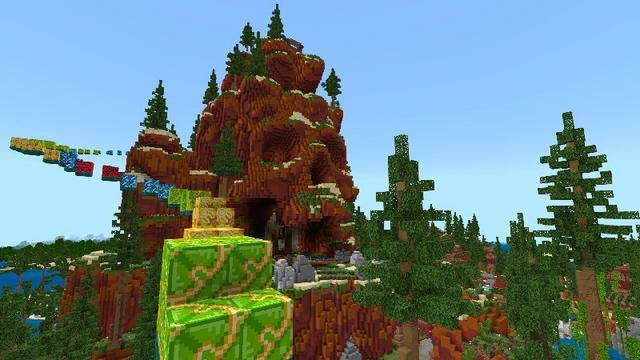 Screenshot of the Minecraft Bedrock Marketplace product Island of Ruins created by Shaliquinn's Schematics.