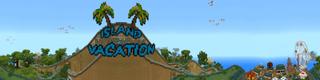 Panorama of the Minecraft Bedrock Marketplace product Island Vacation created by Shaliquinn's Schematics.