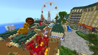 Screenshot of the Minecraft Bedrock Marketplace product Island Vacation created by Shaliquinn's Schematics.