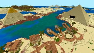 Screenshot of the Minecraft Bedrock Marketplace product Jewel of the Desert created by Shaliquinn's Schematics.