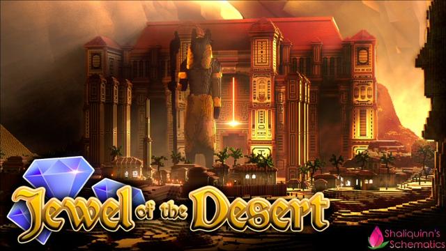Thumbnail of the Minecraft Bedrock Marketplace product Jewel of the Desert created by Shaliquinn's Schematics.