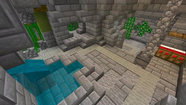 Screenshot of the Minecraft Bedrock Marketplace product Jungle Temple created by Shaliquinn's Schematics.