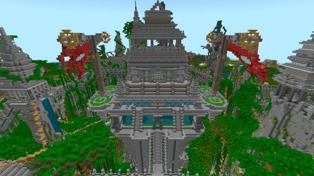 Screenshot of the Minecraft Bedrock Marketplace product Jungle Temple created by Shaliquinn's Schematics.