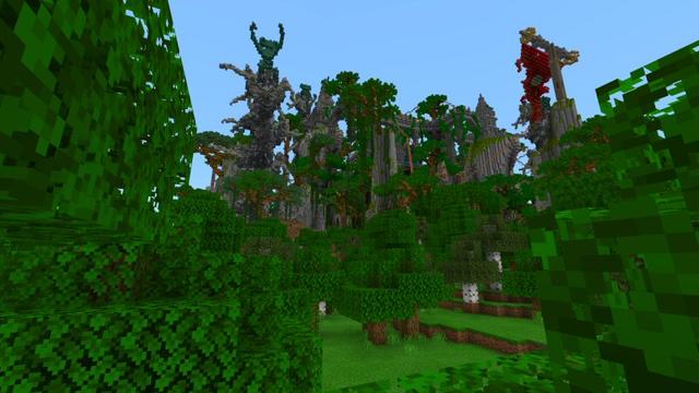 Screenshot of the Minecraft Bedrock Marketplace product Jungle Temple created by Shaliquinn's Schematics.