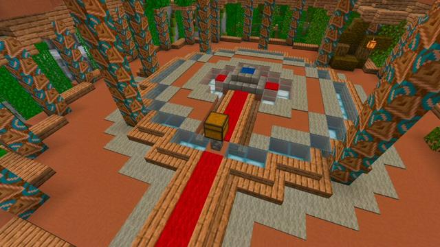 Screenshot of the Minecraft Bedrock Marketplace product Jungle Temple created by Shaliquinn's Schematics.