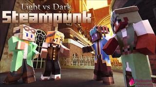 Thumbnail of the Minecraft Bedrock Marketplace product Light vs Dark Steampunk created by Shaliquinn's Schematics.