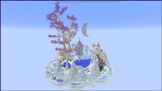 Screenshot of the Minecraft Bedrock Marketplace product Lunar Love created by Shaliquinn's Schematics.