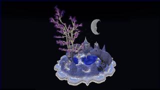 Screenshot of the Minecraft Bedrock Marketplace product Lunar Love created by Shaliquinn's Schematics.