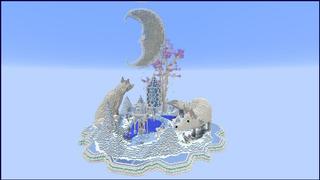 Screenshot of the Minecraft Bedrock Marketplace product Lunar Love created by Shaliquinn's Schematics.