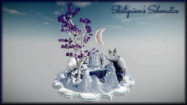 Thumbnail of the Minecraft Bedrock Marketplace product Lunar Love created by Shaliquinn's Schematics.