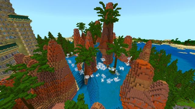 Screenshot of the Minecraft Bedrock Marketplace product Luxury Resort created by Shaliquinn's Schematics.