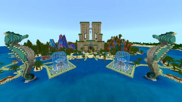 Screenshot of the Minecraft Bedrock Marketplace product Luxury Resort created by Shaliquinn's Schematics.
