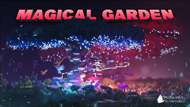 Thumbnail of the Minecraft Bedrock Marketplace product Jardín Mágico created by Shaliquinn's Schematics.
