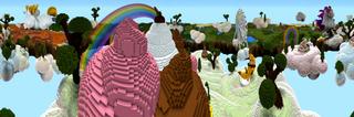 Panorama of the Minecraft Bedrock Marketplace product Magical Unicorn Happy Land created by Shaliquinn's Schematics.
