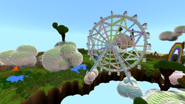 Screenshot of the Minecraft Bedrock Marketplace product Magical Unicorn Happy Land created by Shaliquinn's Schematics.
