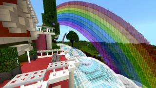 Screenshot of the Minecraft Bedrock Marketplace product Magical Unicorn Happy Land created by Shaliquinn's Schematics.