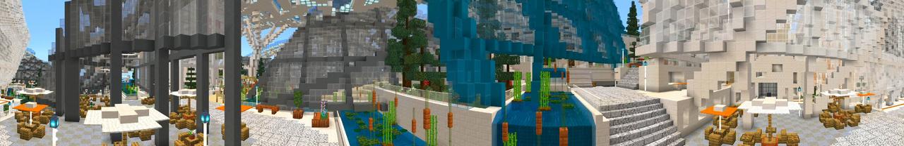 Panorama of the Minecraft Bedrock Marketplace product Marea created by Shaliquinn's Schematics.