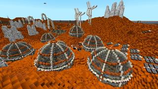Screenshot of the Minecraft Bedrock Marketplace product Mars Colony created by Shaliquinn's Schematics.